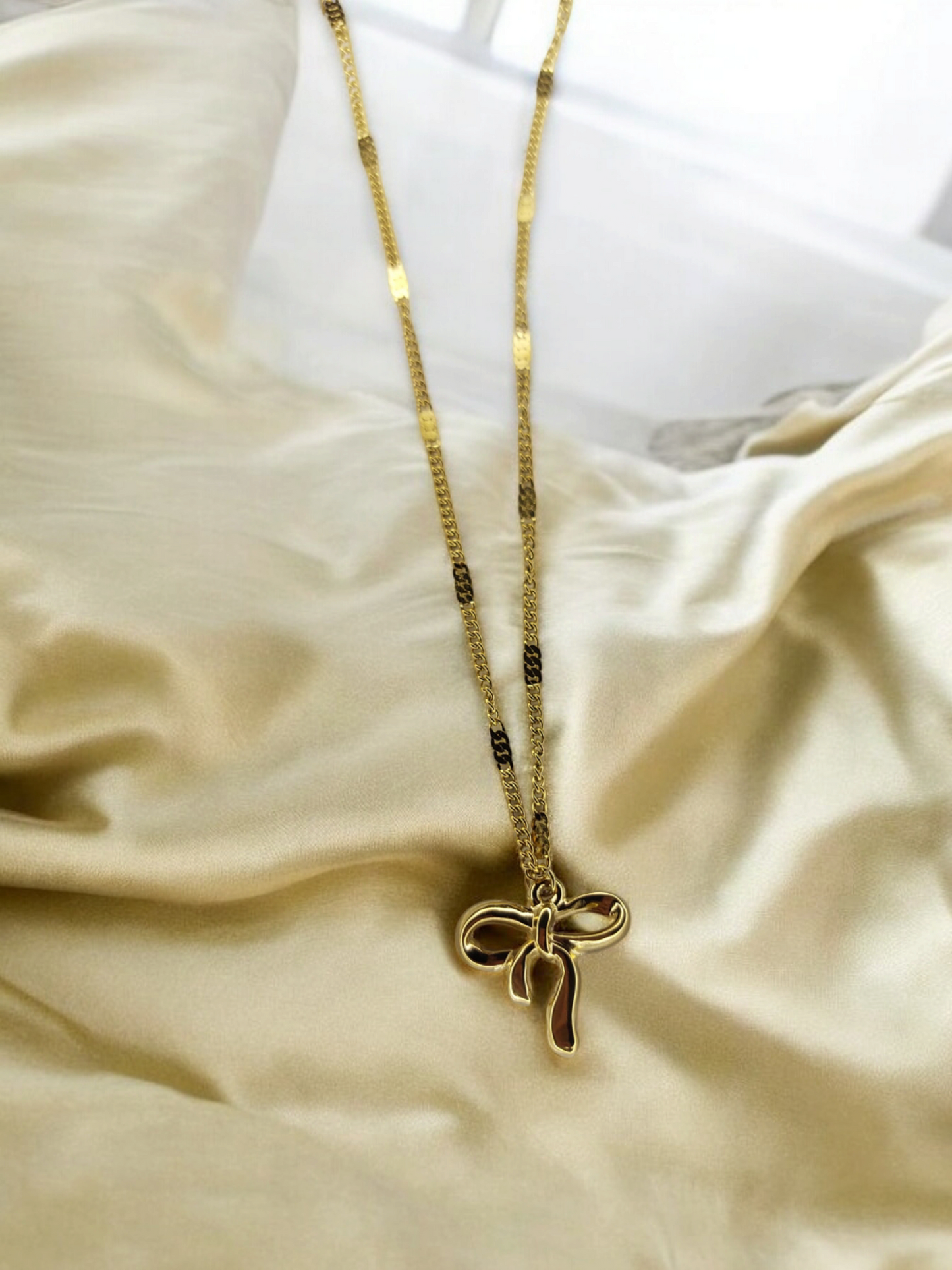 Bowknot Necklace - Stainless Steel - Limited Stock