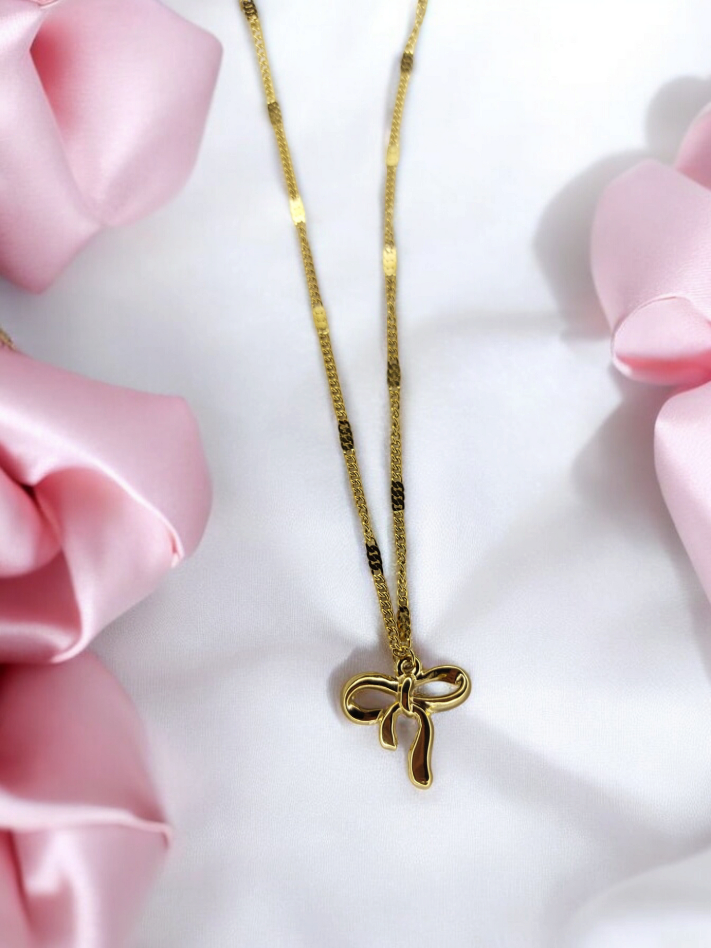 Bowknot Necklace - Stainless Steel - Limited Stock