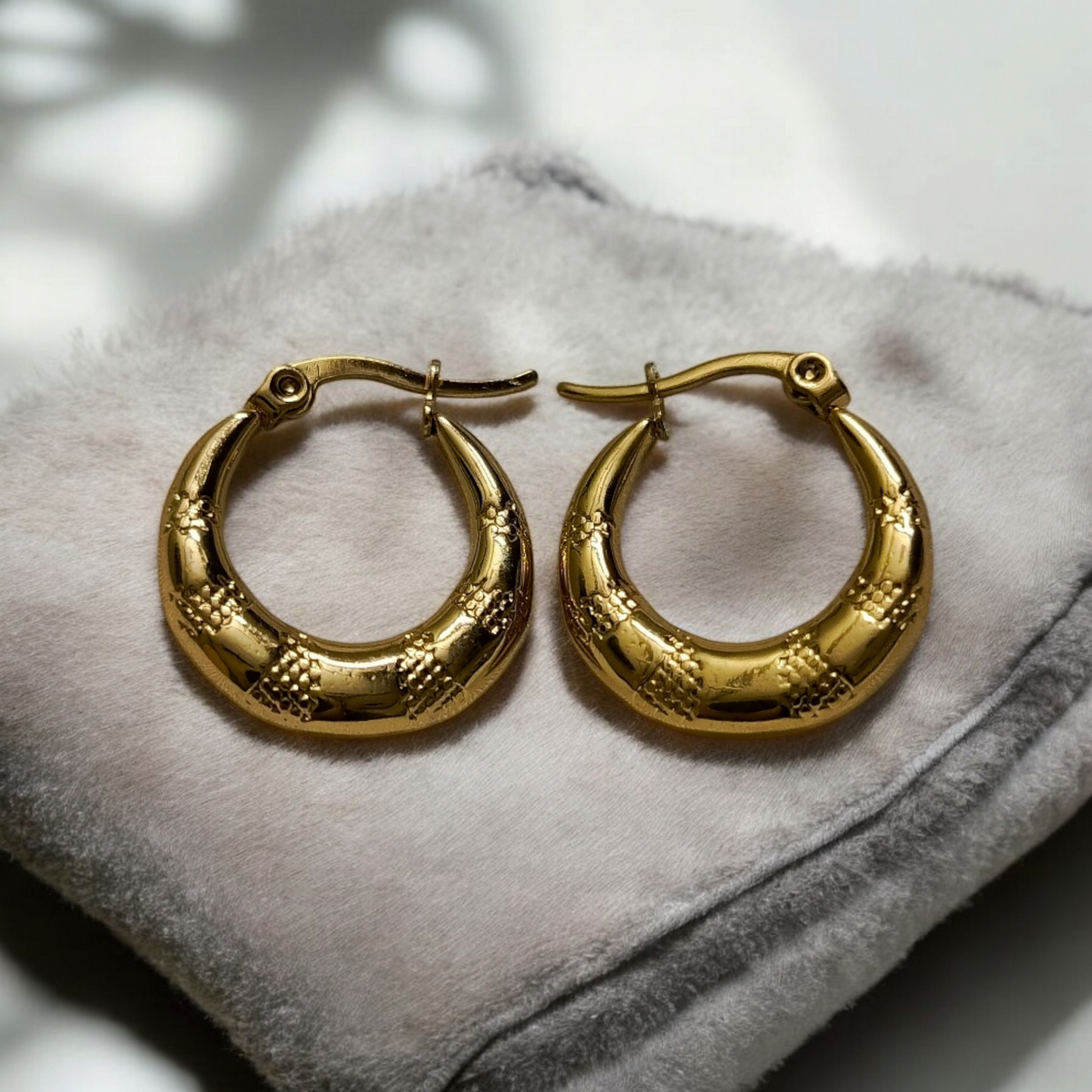 Gold Hoop Earrings- Handcrafted Fine Jewelry with Premium Quality