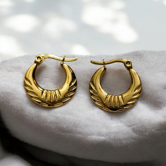 18k gold earrings 