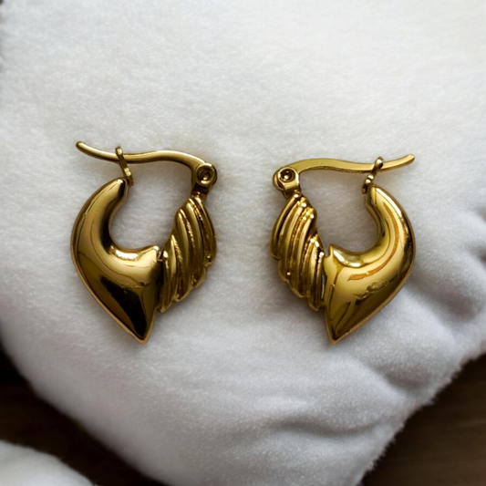 Wing Earrings - Stainless Steel - Anti Tarnishing